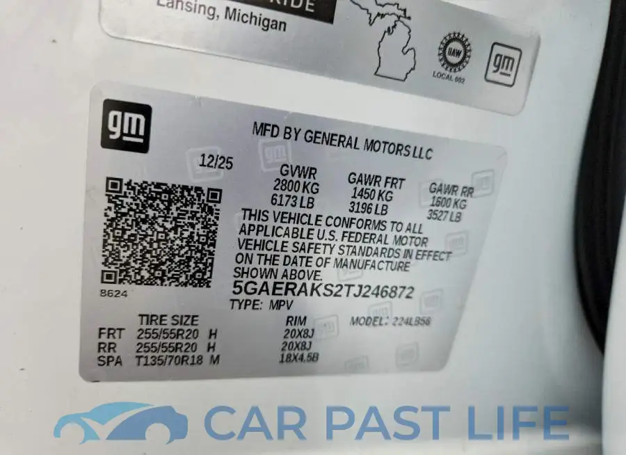 5GAERAKS2TJ246872# 13