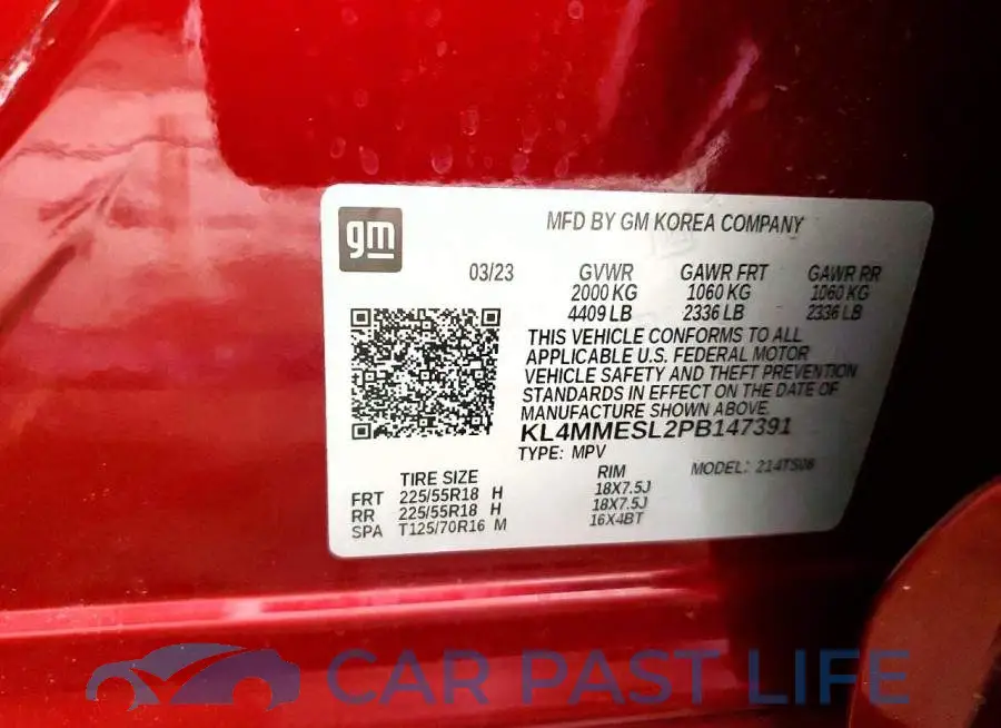 KL4MMESL2PB147391# 13