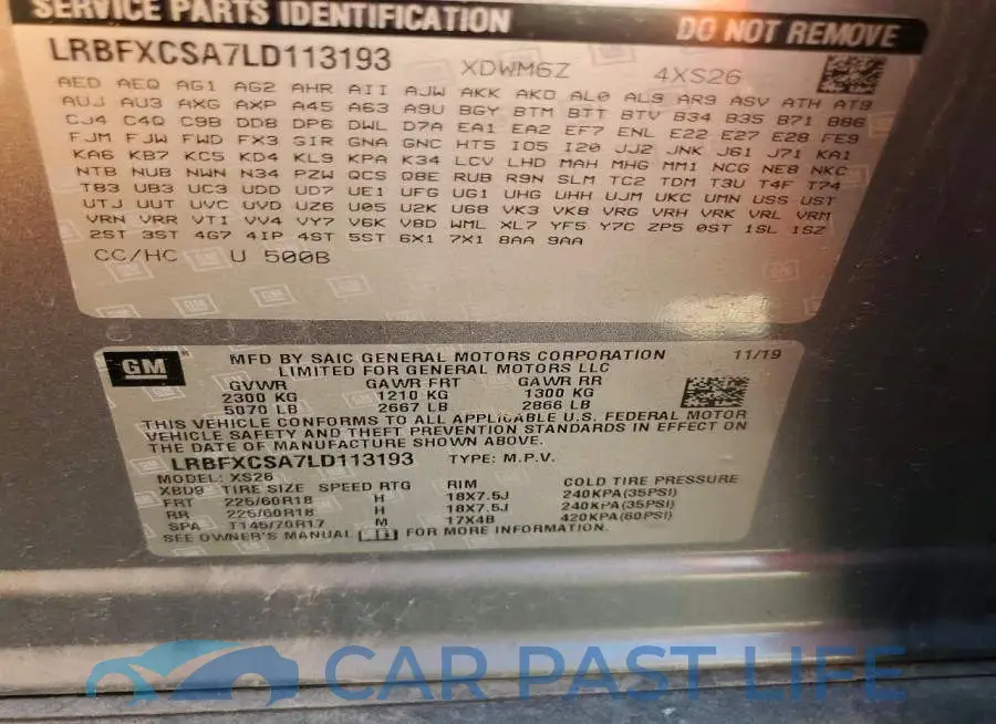 LRBFXCSA7LD113193# 13
