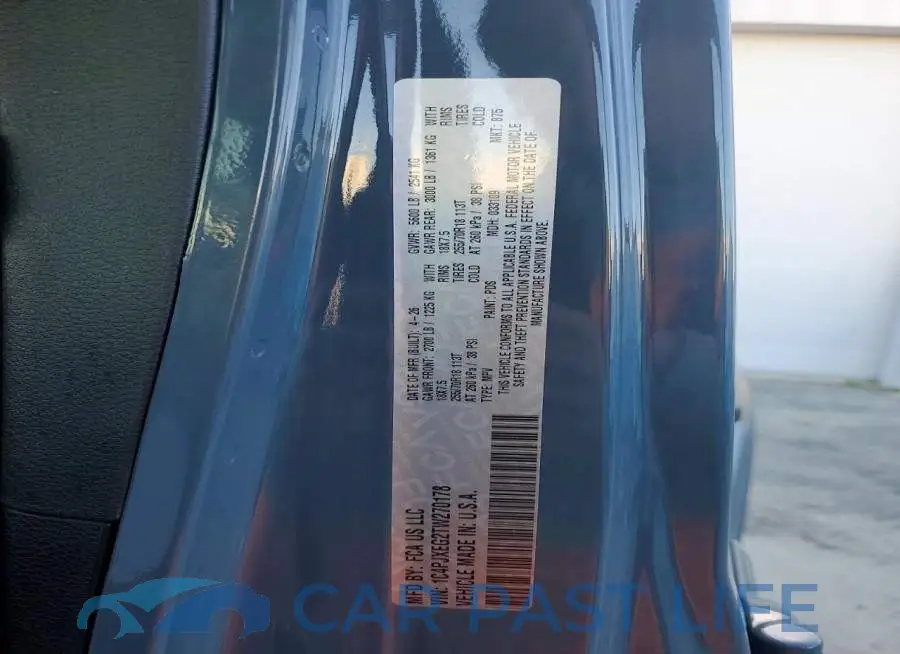 1C4PJXEG2TW270178# 12
