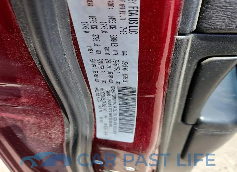 1C4RJFAG6JC457642# 13