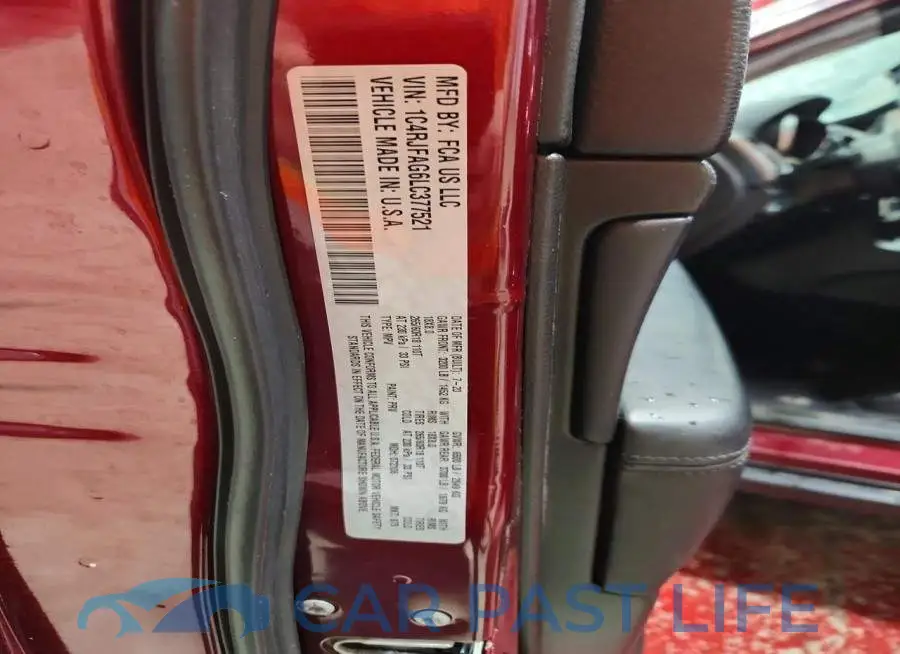 1C4RJFAG6LC377521# 12