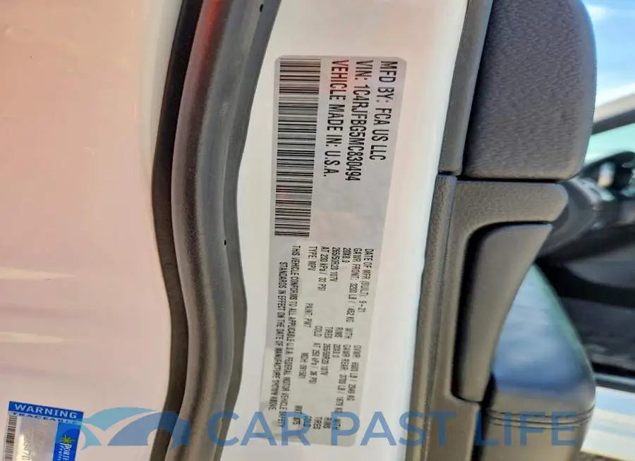 1C4RJFBG5MC830494# 13