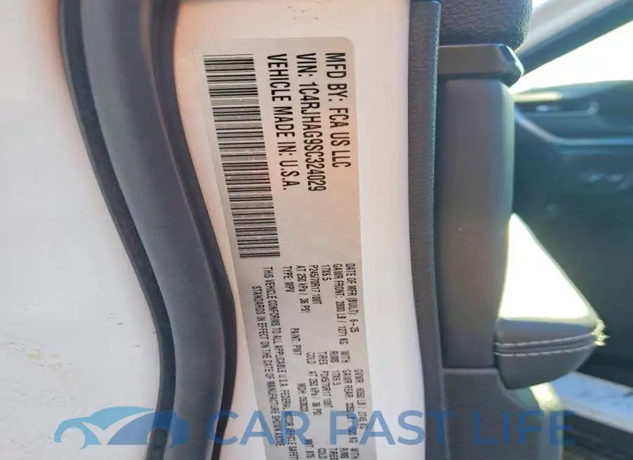 1C4RJHAG9SC324029# 13