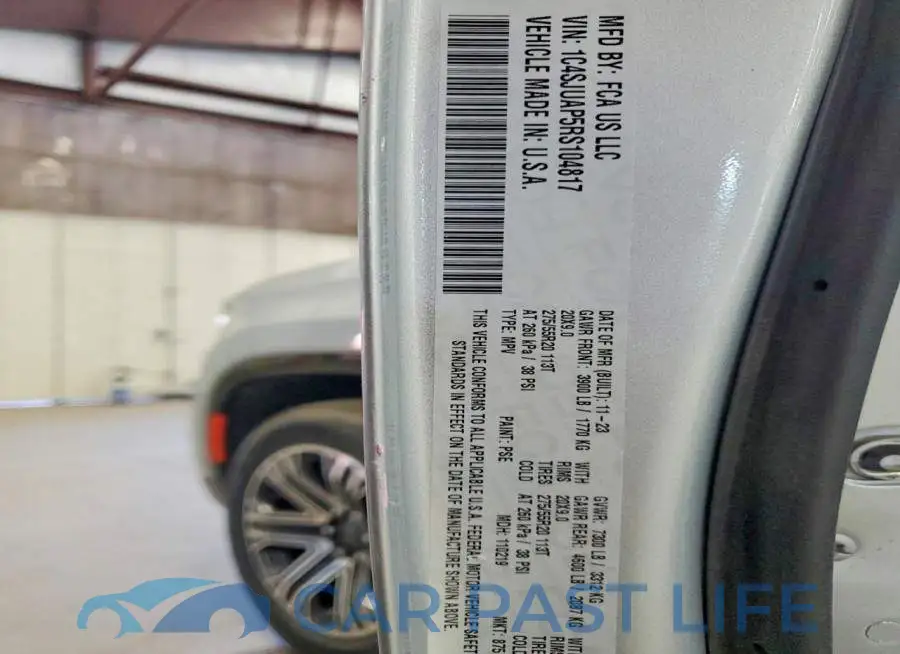 1C4SJUAP5RS104817# 13