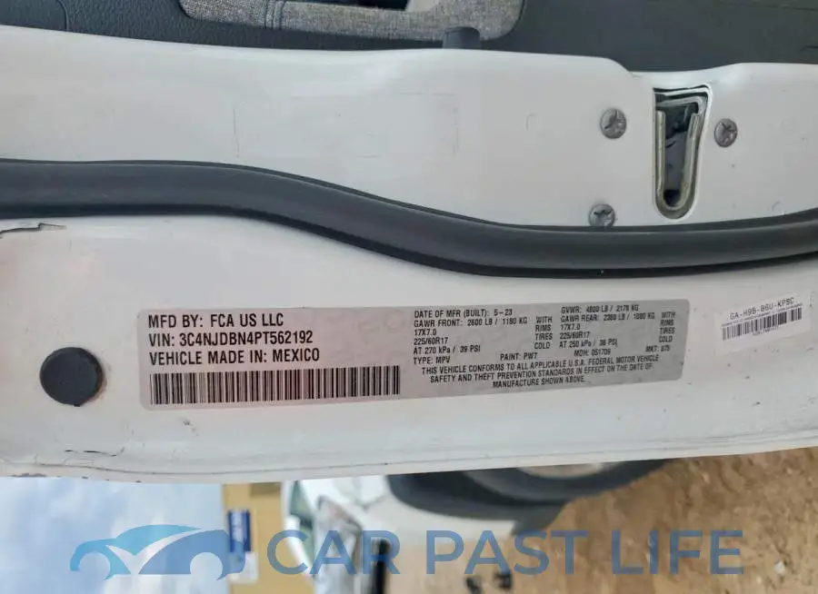 3C4NJDBN4PT562192# 14