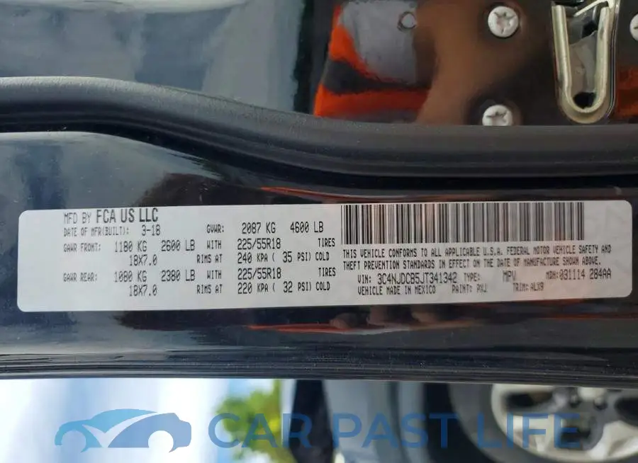 3C4NJDCB5JT341342# 13