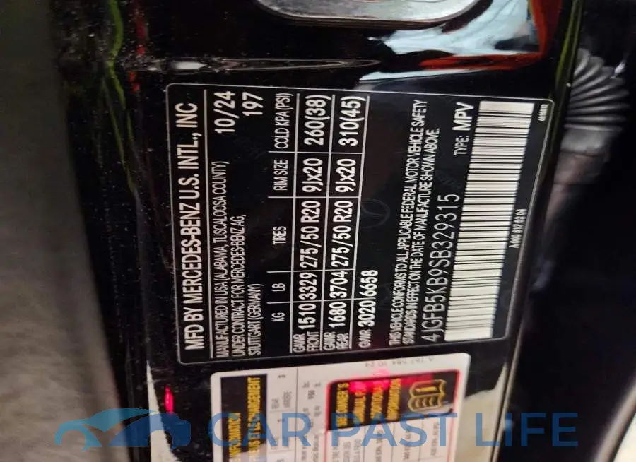 4JGFB5KB9SB329315# 13