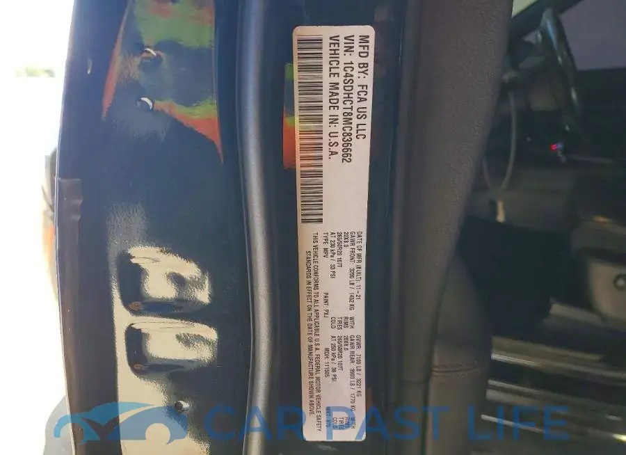 1C4SDHCT8MC836662# 13