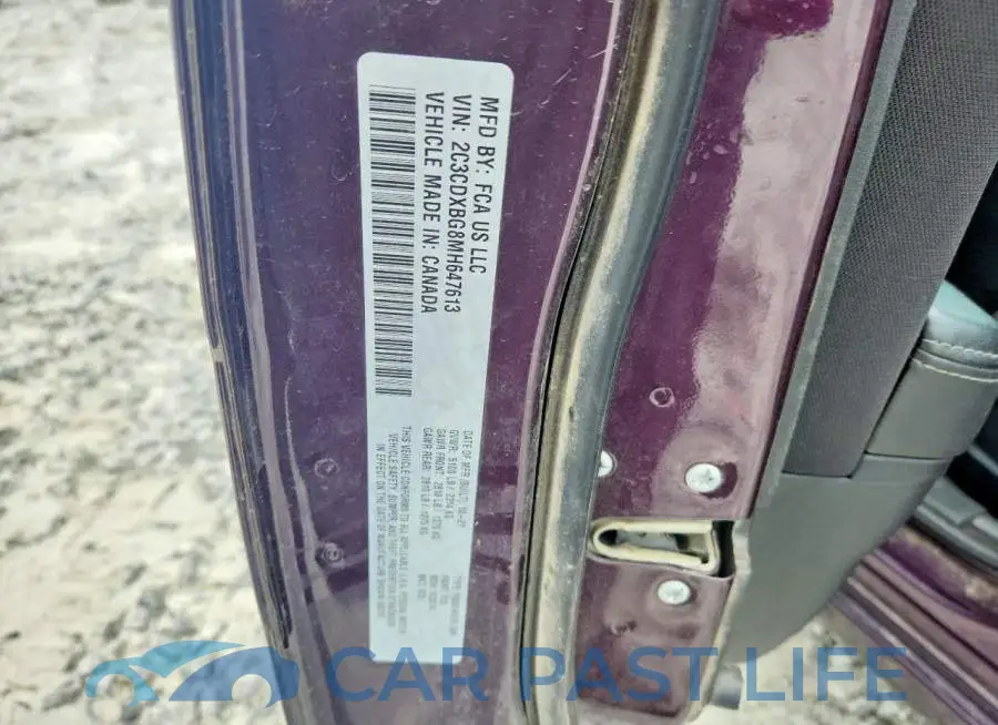 2C3CDXBG8MH647613# 12