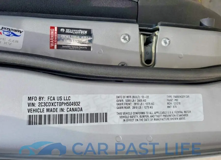 2C3CDXCT0PH504932# 12