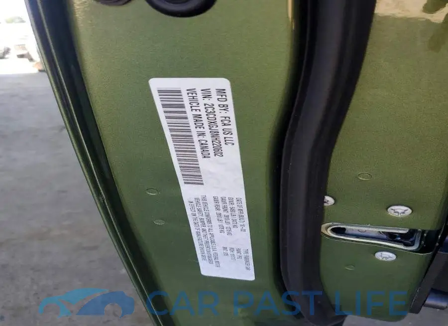 2C3CDXGJ8NH220602# 12