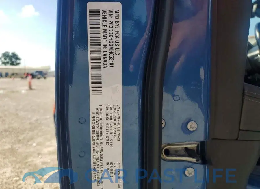 2C3CDXHG3MH653181# 12