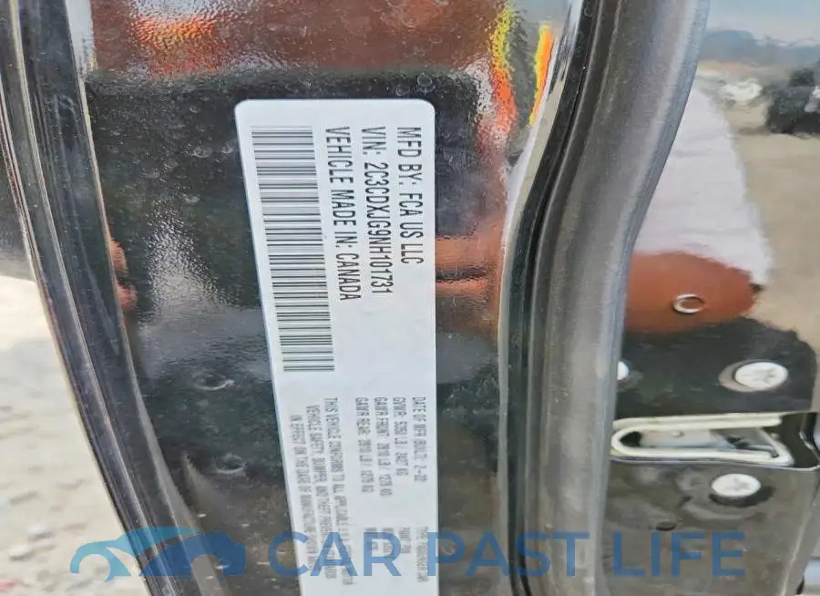 2C3CDXJG9NH101731# 12