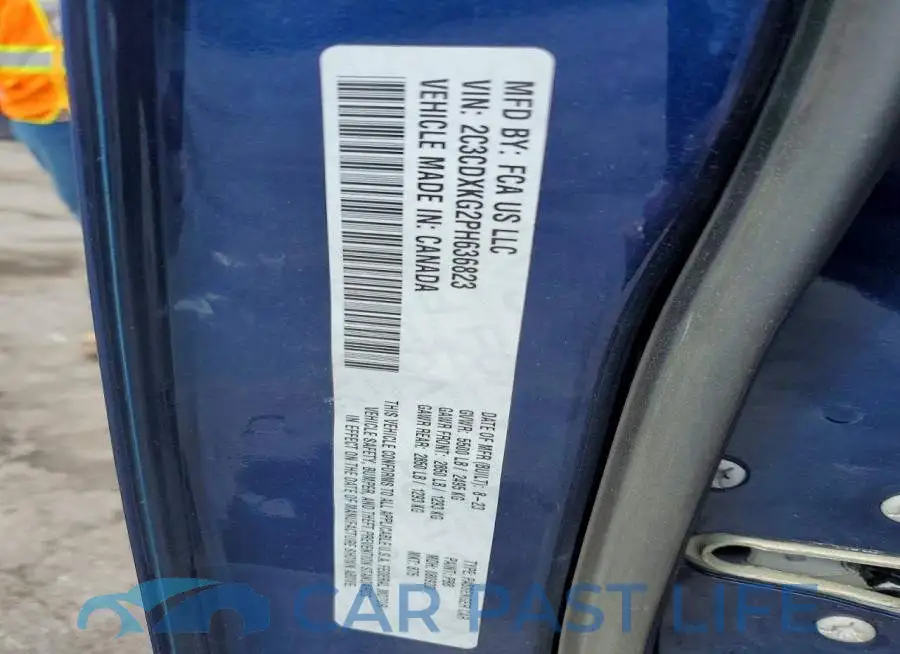2C3CDXKG2PH636823# 13