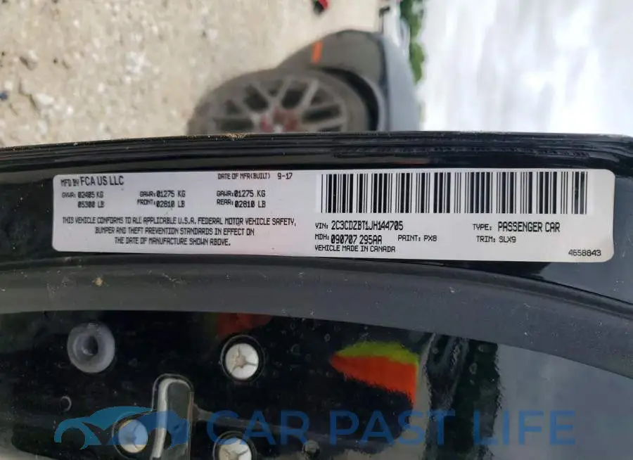 2C3CDZBT1JH144705# 13