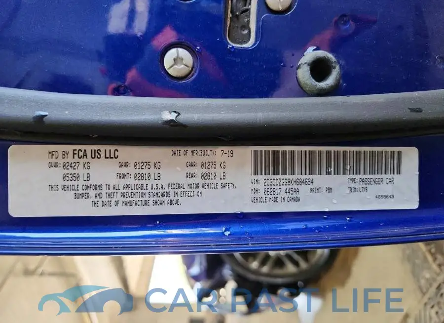 2C3CDZGG8KH684694# 12