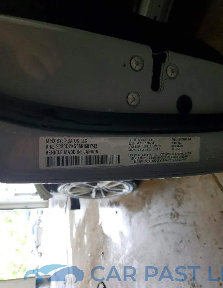 2C3CDZKG6MH601743# 13