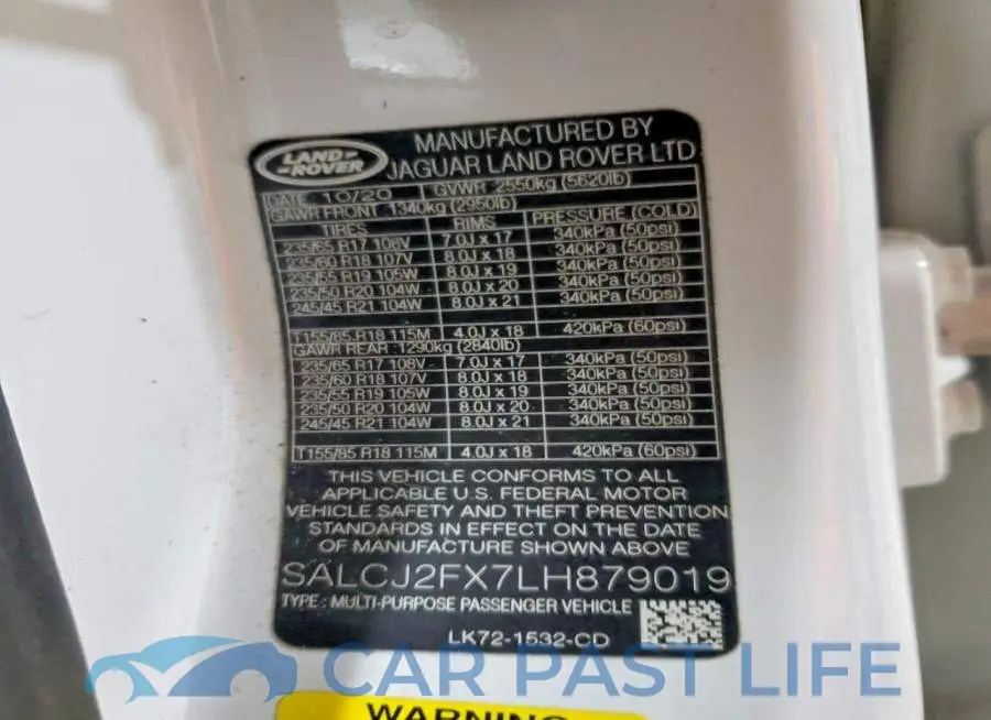 SALCJ2FX7LH879019# 13
