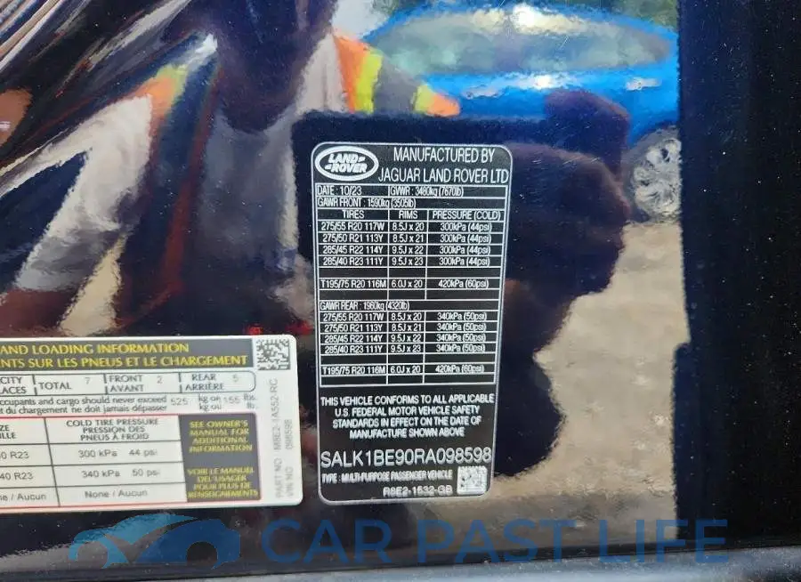 SALK1BE90RA098598# 13