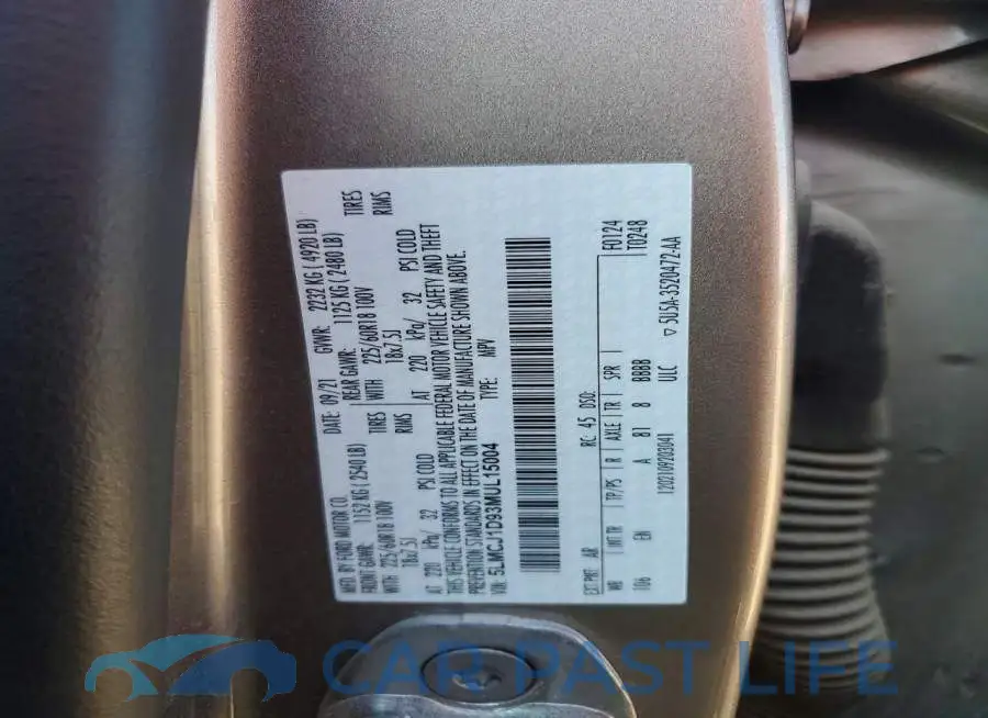 5LMCJ1D93MUL15004# 13
