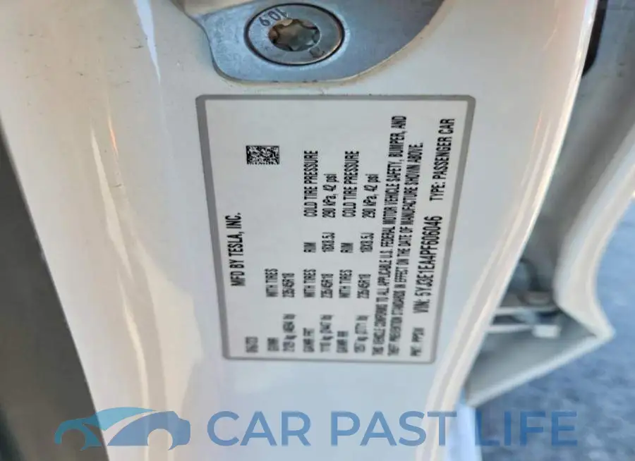 5YJ3E1EA4PF606046# 12