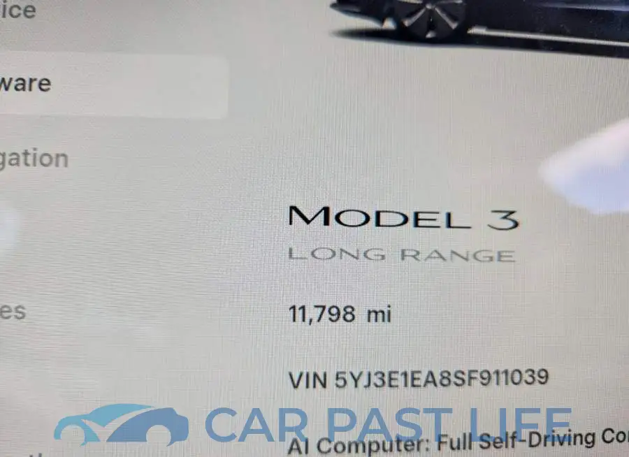 5YJ3E1EA8SF911039# 9