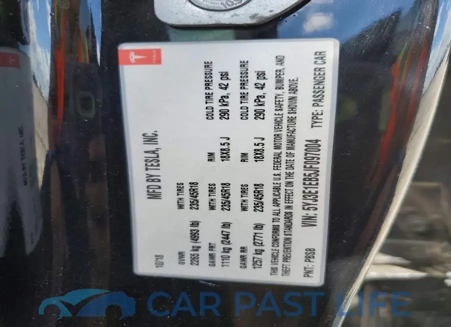 5YJ3E1EB5JF097004# 12