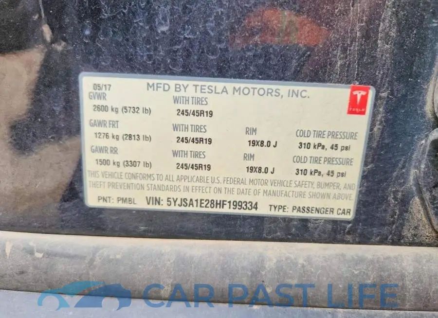 5YJSA1E28HF199334# 13