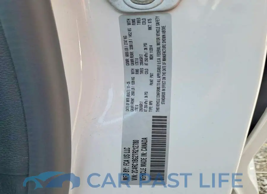 2C4RC1BG2TR212780# 13