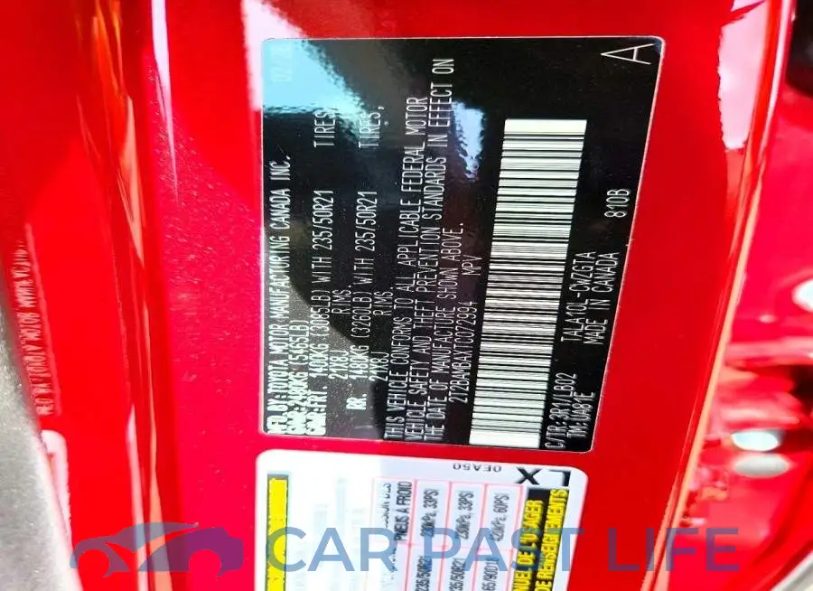 2T2BAMBAXTC072994# 12
