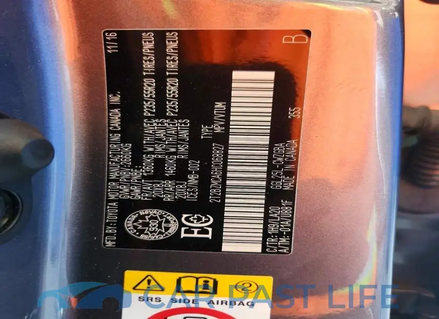 2T2BZMCA6HC068827# 12
