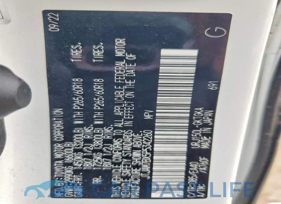 JTJAM7BX5P5342260# 14