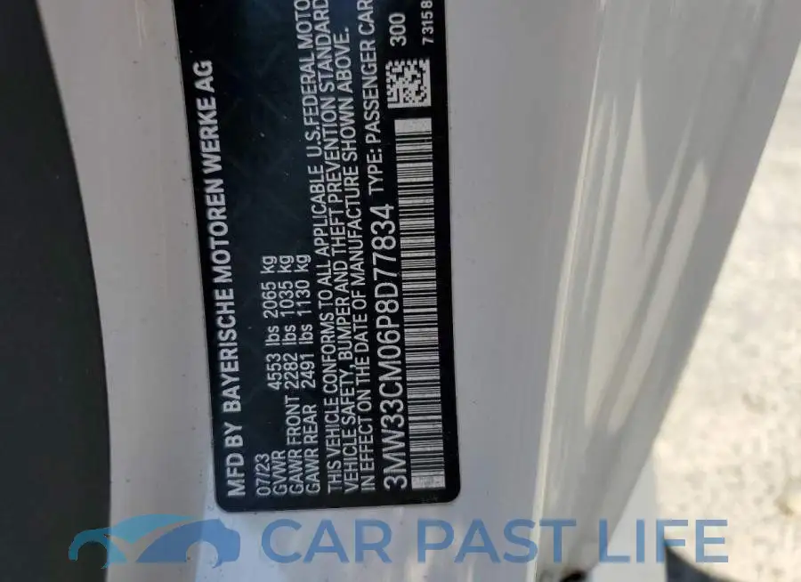 3MW33CM06P8D77834# 12