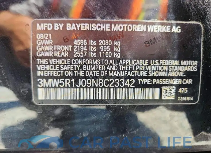 3MW5R1J09N8C23342# 12