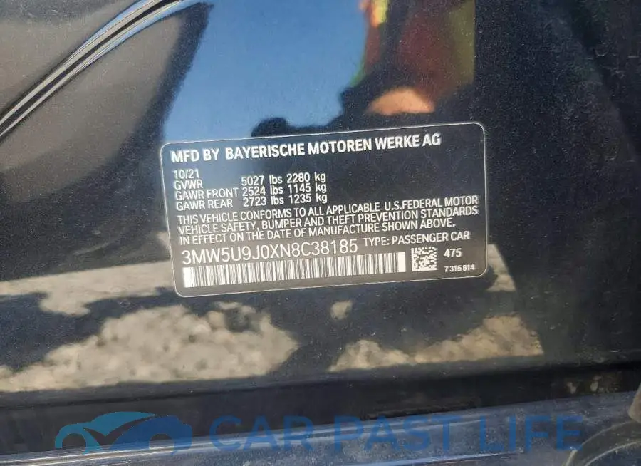 3MW5U9J0XN8C38185# 13