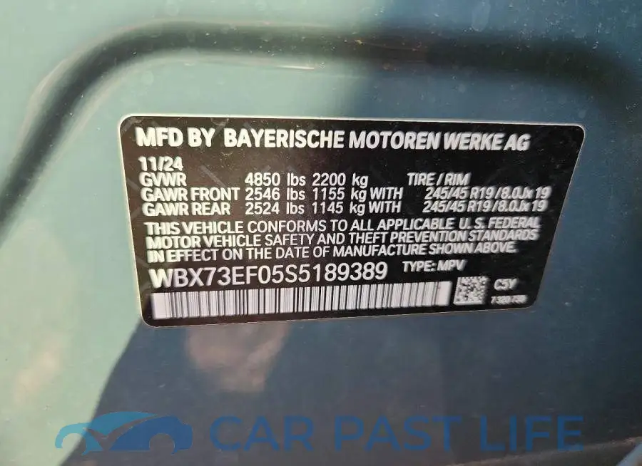 WBX73EF05S5189389# 13