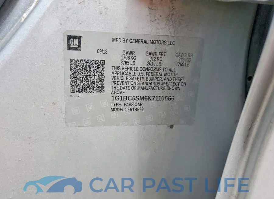 1G1BC5SM6K7110566# 12