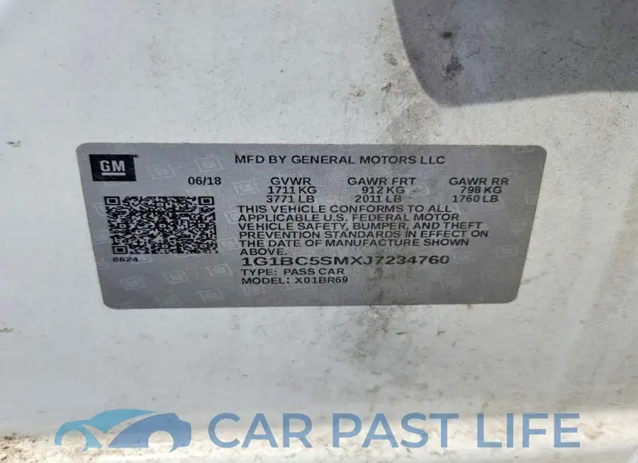 1G1BC5SMXJ7234760# 12