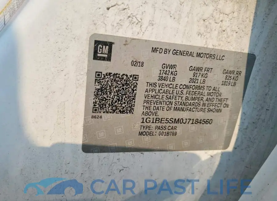1G1BE5SM0J7184560# 13