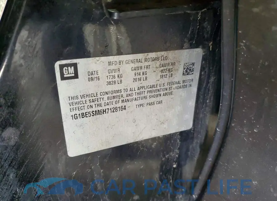 1G1BE5SM6H7128164# 12