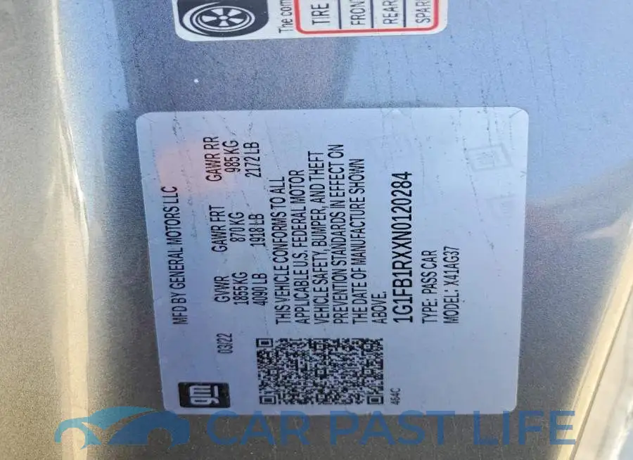 1G1FB1RXXN0120284# 12