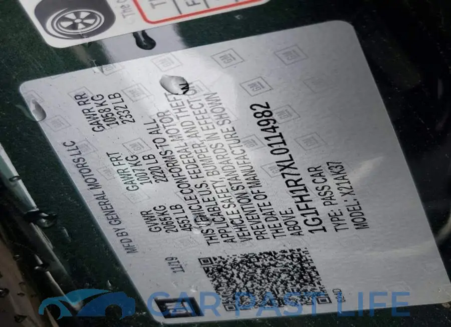 1G1FH1R7XL0114982# 13