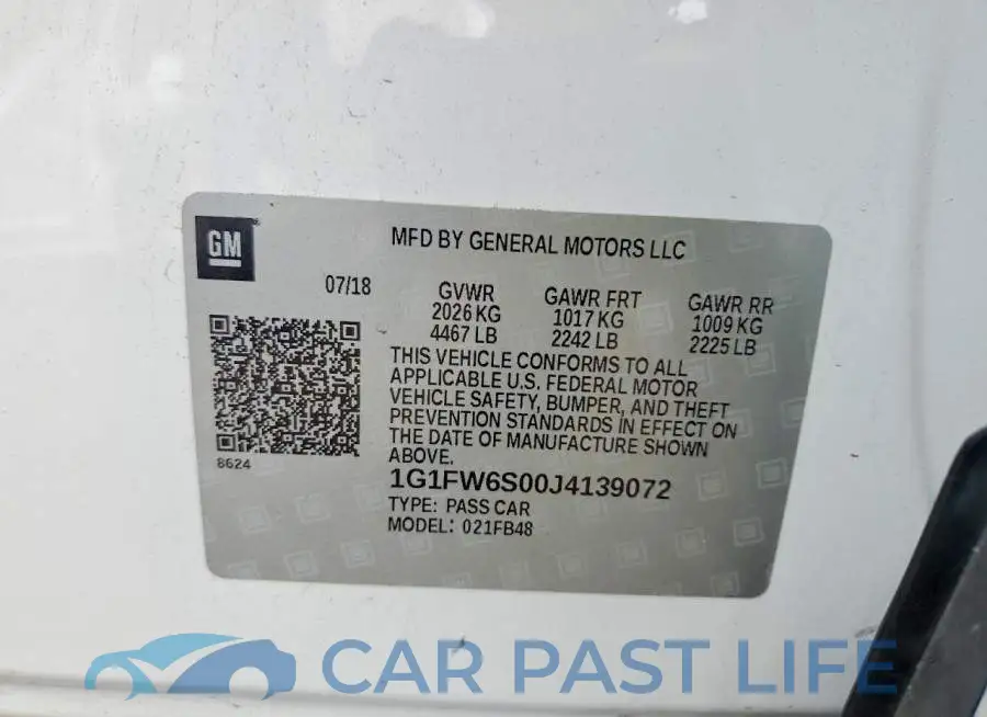 1G1FW6S00J4139072# 13