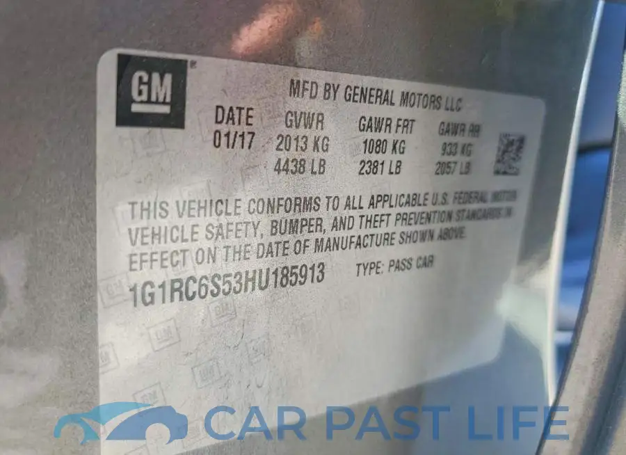 1G1RC6S53HU185913# 12