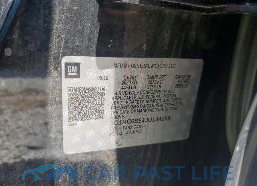 1G1RC6S54JU144258# 12