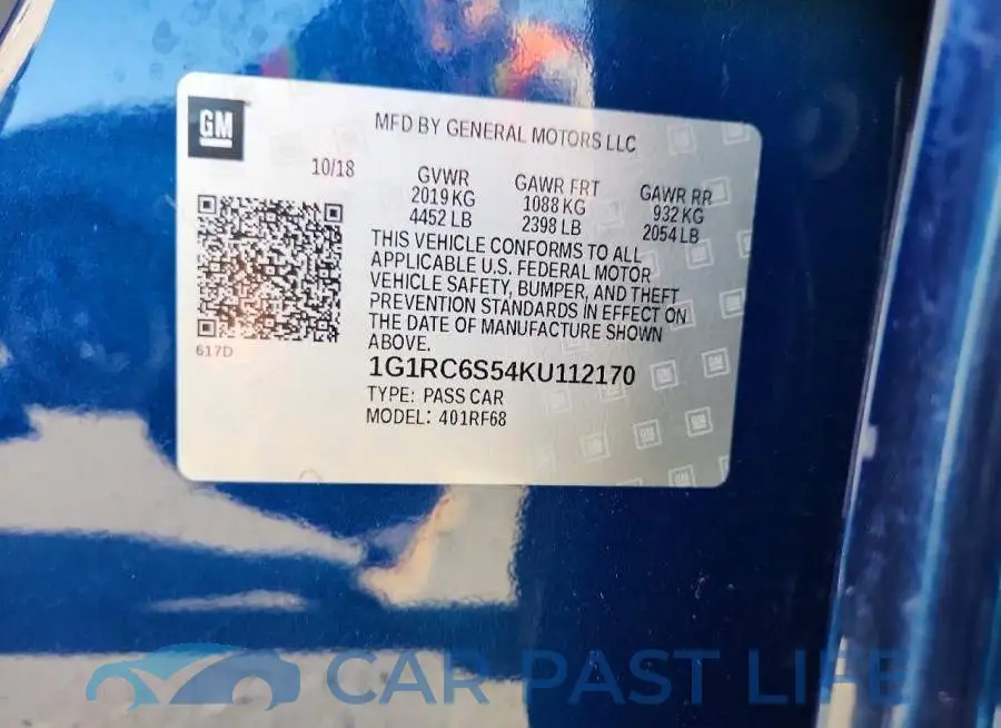 1G1RC6S54KU112170# 12