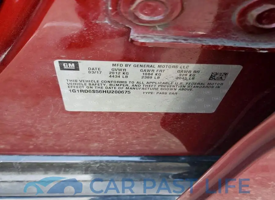 1G1RD6S56HU200675# 12