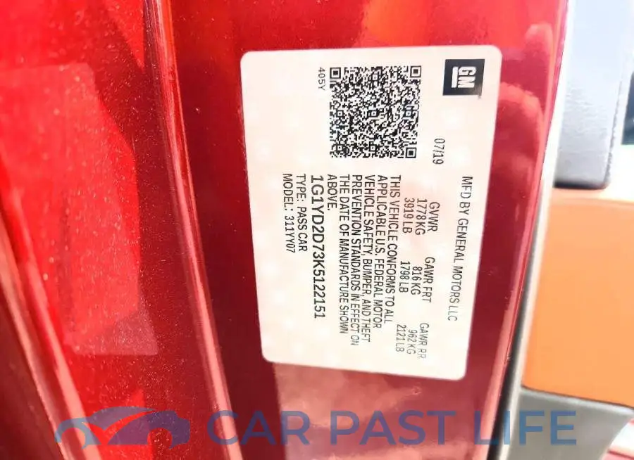 1G1YD2D73K5122151# 13