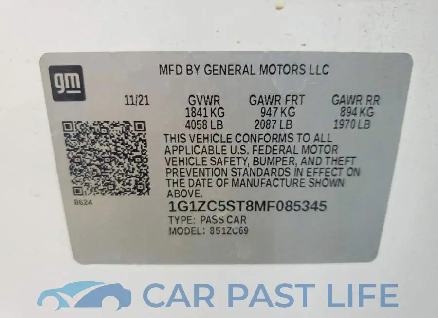 1G1ZC5ST8MF085345# 12